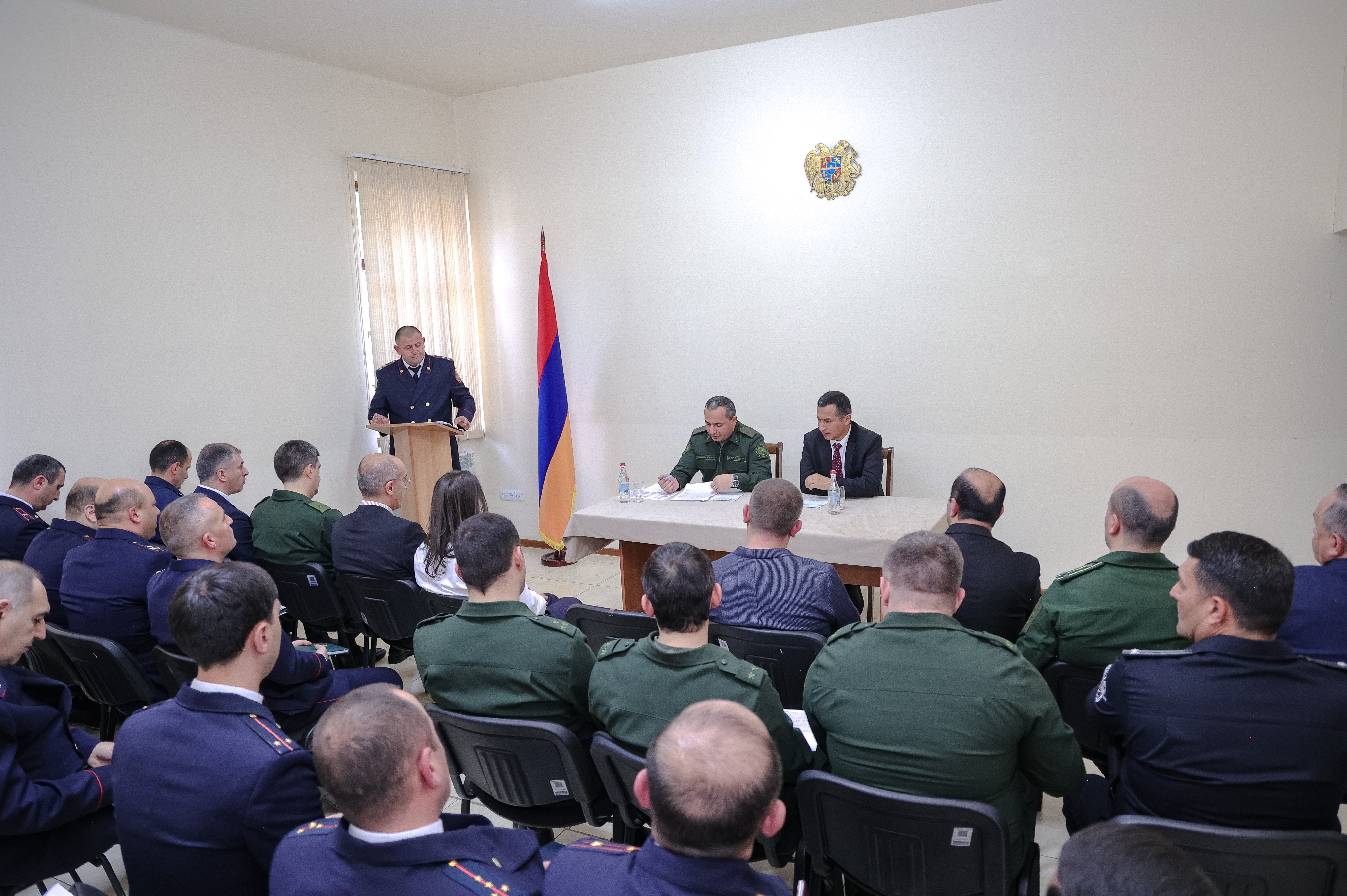 Activate Fight against Illegal Subsoil Use, Tree Felling and Poaching; Chairman of Investigative Committee Artur Poghosyan Paid Working Visit to Investigative Subdivisions of Syunik Region